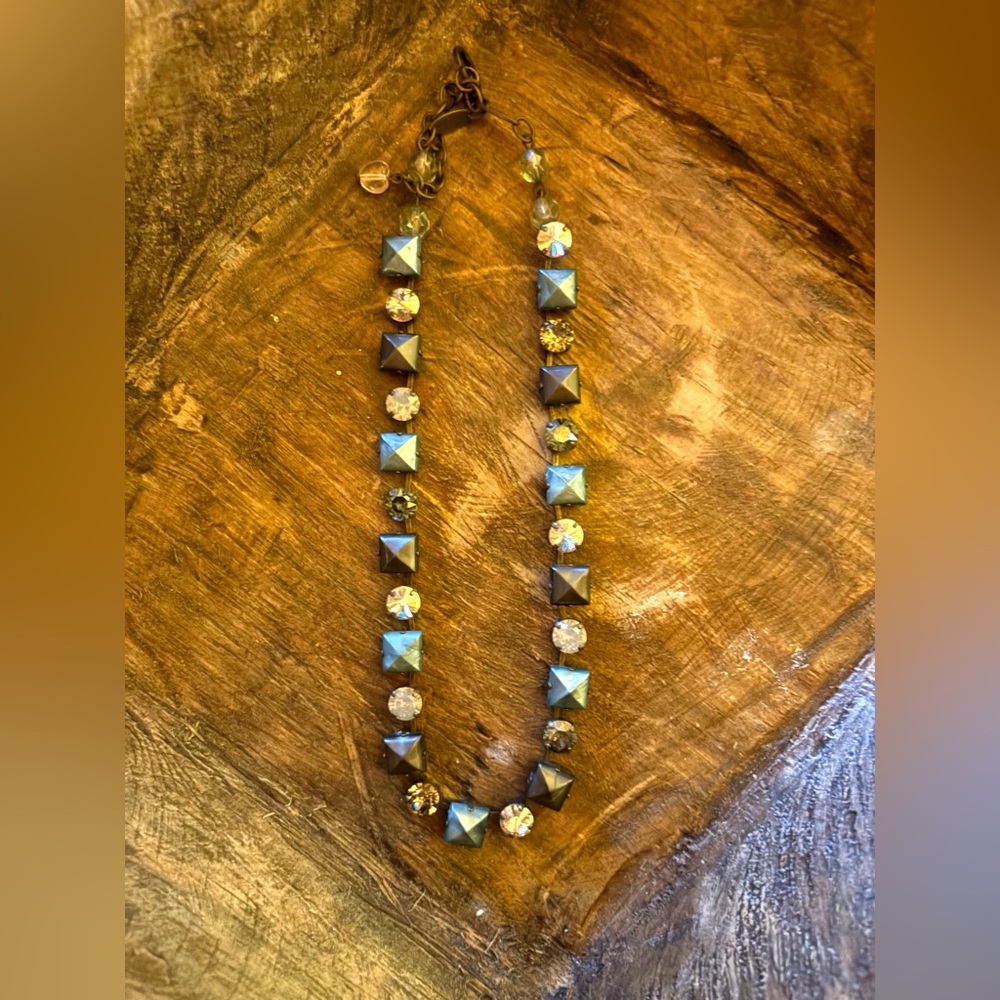 Sabika Elegant Blue and copper Necklace